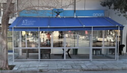 Ανεμοφράκτες Aero windbreaks Ανεμοφράχτες Διαχωριστικά Γυάλινα διαχωριστικά - Ανεμοφράχτες.