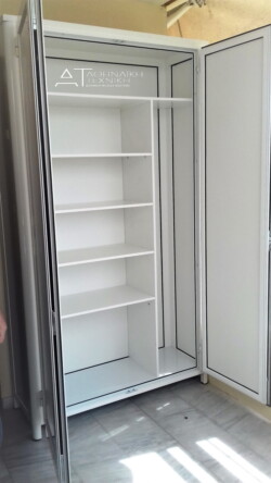 Ντουλάπες Εξωτερικού Χώρου Αλουμινίου Ντουλάπες αλουμινίου δικής μας κατασκευής