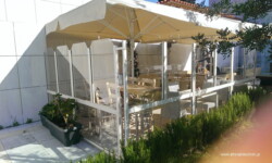 Χωρίσματα, Ανεμοφράκτες, Υαλοπετάσματα εξωτερικού χώρου. Ανεμοφράκτες – Διαχωριστικά Συστήματα,