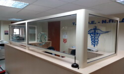 Γκισέ συναλλαγής πάγκος. Ταμείο με Γκισέ.