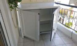 Ντουλάπες βεράντας Αλουμινίου. Ντουλάπες Εξωτερικού Χώρου.