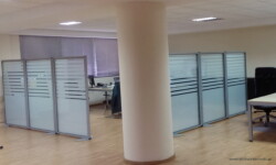 Χωρίσματα χαμηλού ύψους αλουμινένια διαχωριστικά