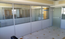 Χωρίσματα αλουμινίου εσωτερικών χώρων γραφείου Διαχωριστικά γραφείων